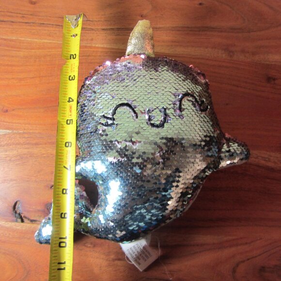 plush sequin narwhal fashion angels (T413) - Picture 3 of 6
